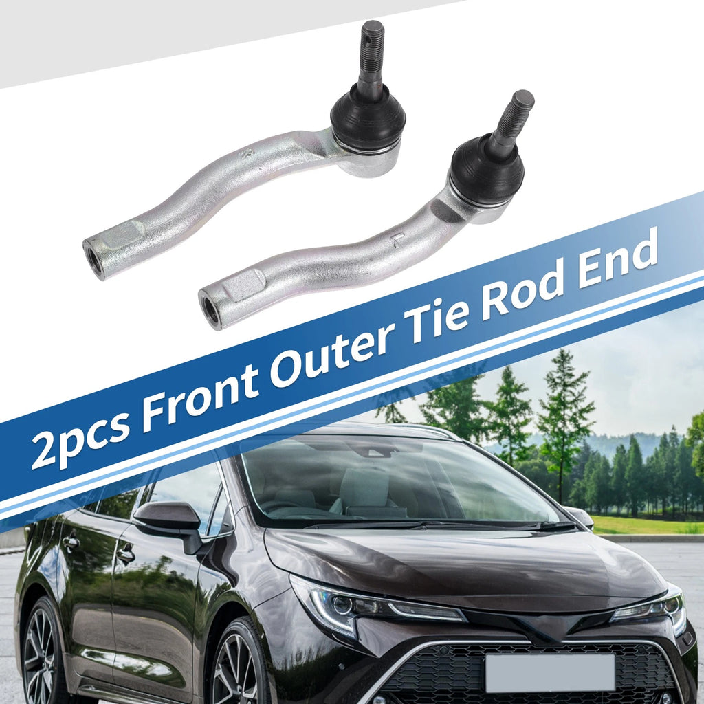 2PCS Front Outer Tie Rod End Links Replacement for Toyota Prius (2010–2018)