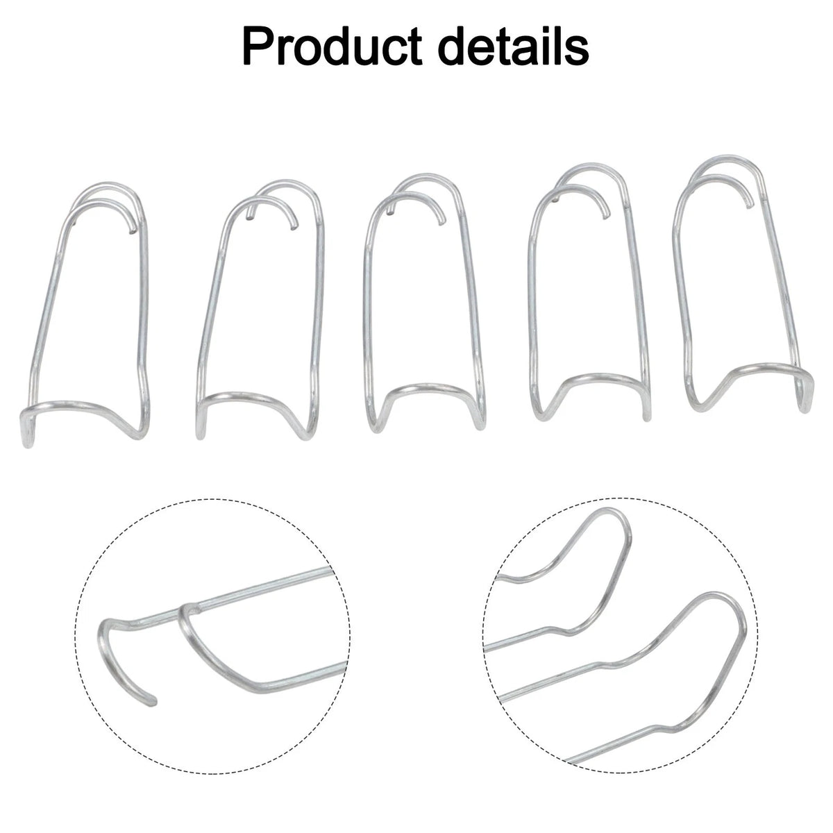 Steel Connection Buckles for Garden Plant Cage Support (Long-lasting Use)