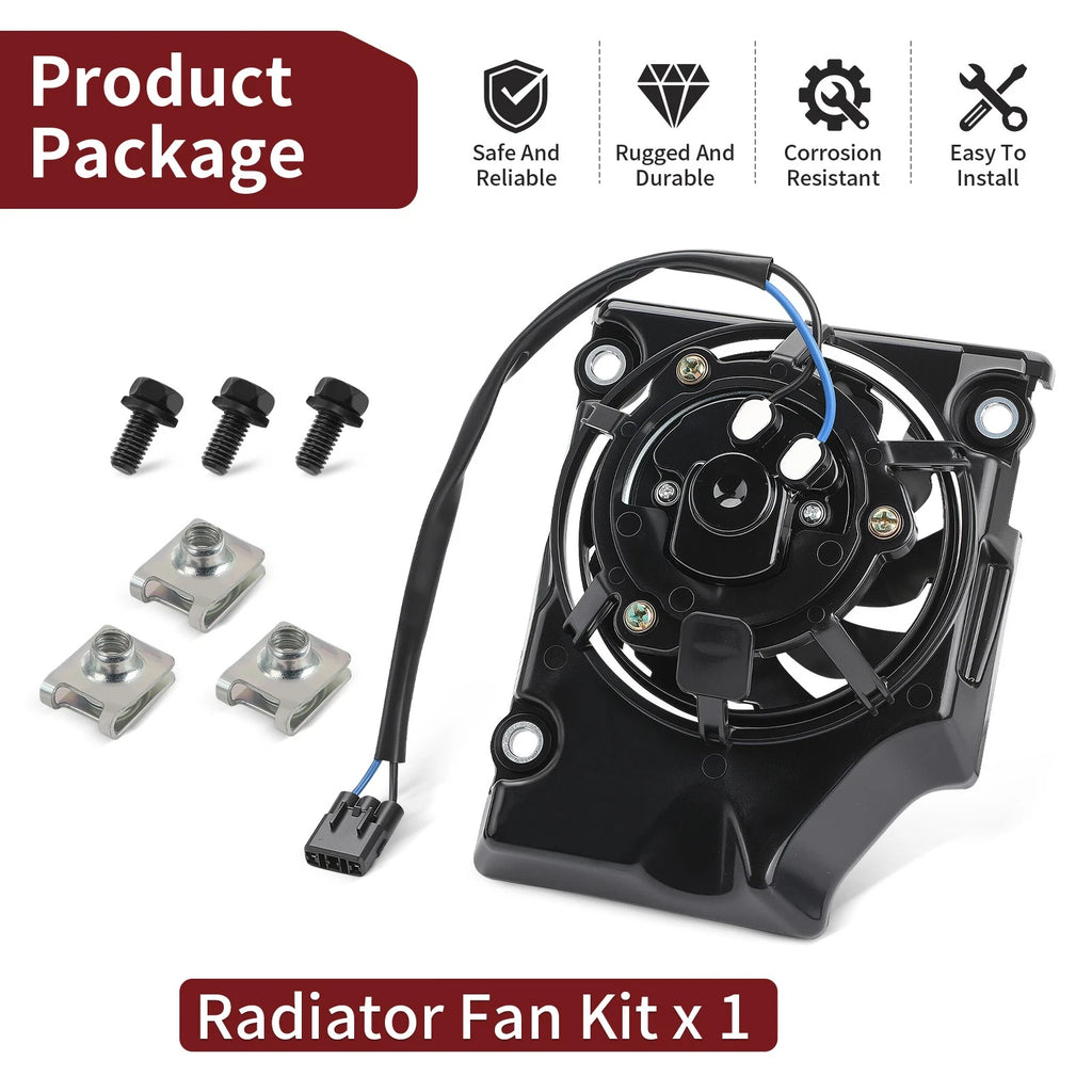 Radiator Fan Kit for Yamaha YZ450FX WR450F (2016–2018) Part # B29-E24E0-V0-00