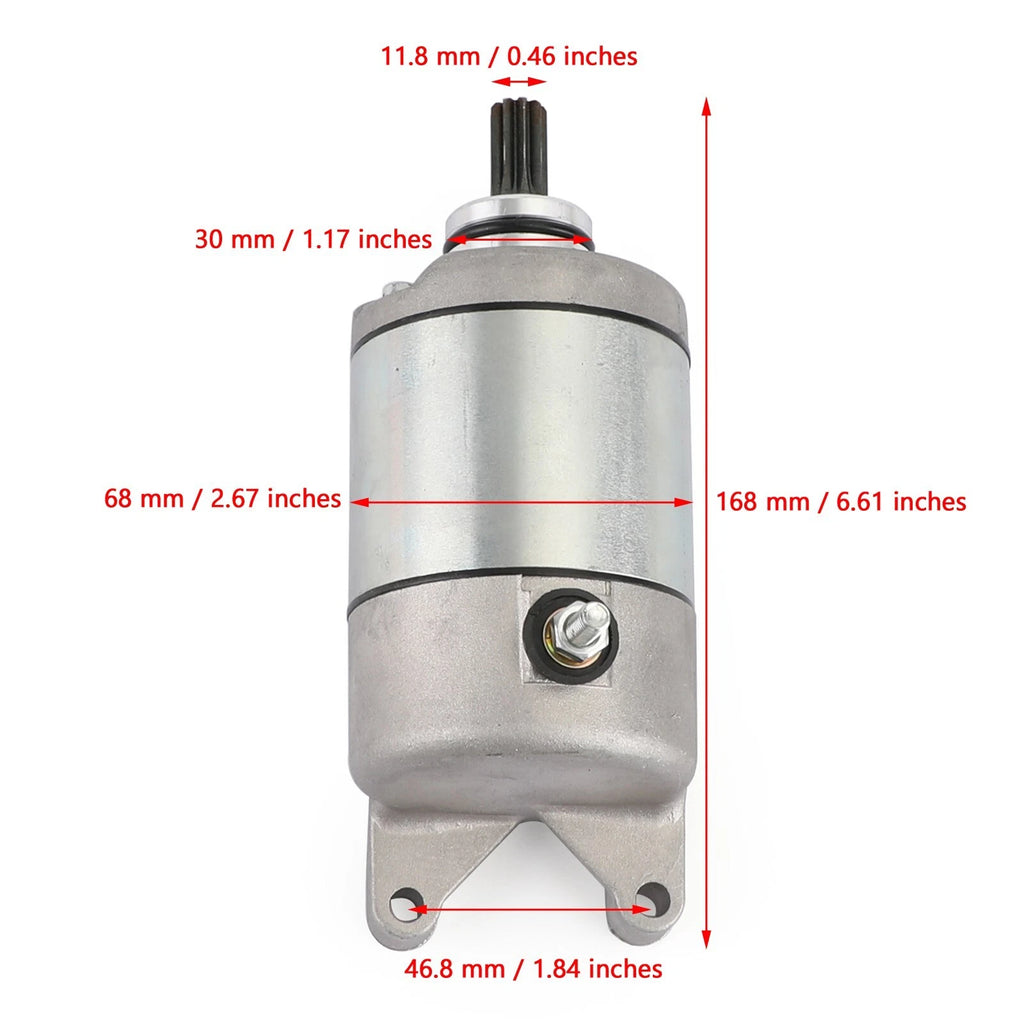 Starter for Honda CBR400 NC23 (1987–1989) CB-1 CB400F (1989–1991) CB400 SF (1992–1998)