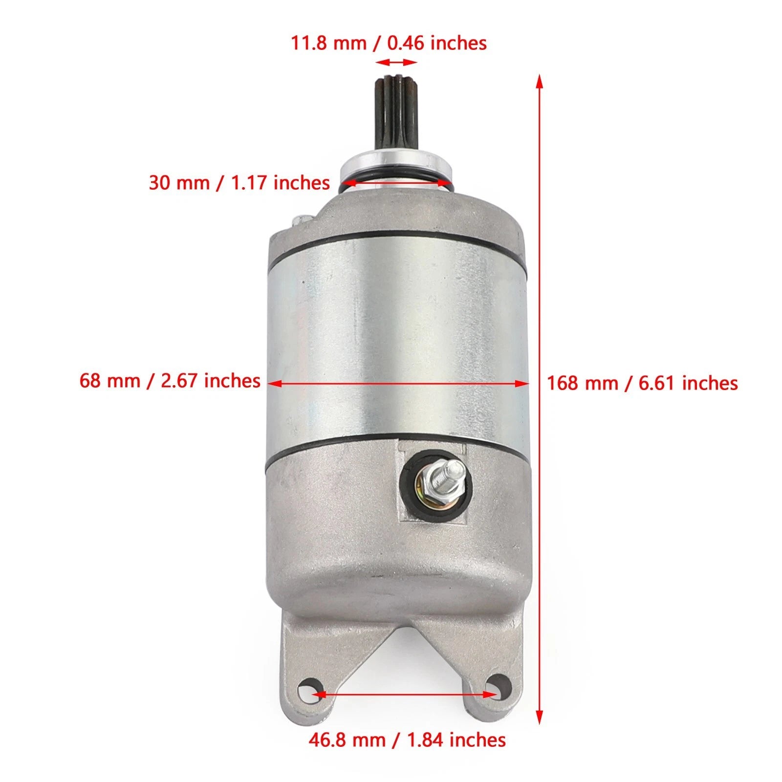 Starter for Honda CBR400 NC23 (1987–1989) CB-1 CB400F (1989–1991) CB400 SF (1992–1998)
