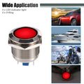 5 Pcs 22mm LED Waterproof Pilot Indicator Signal Light for