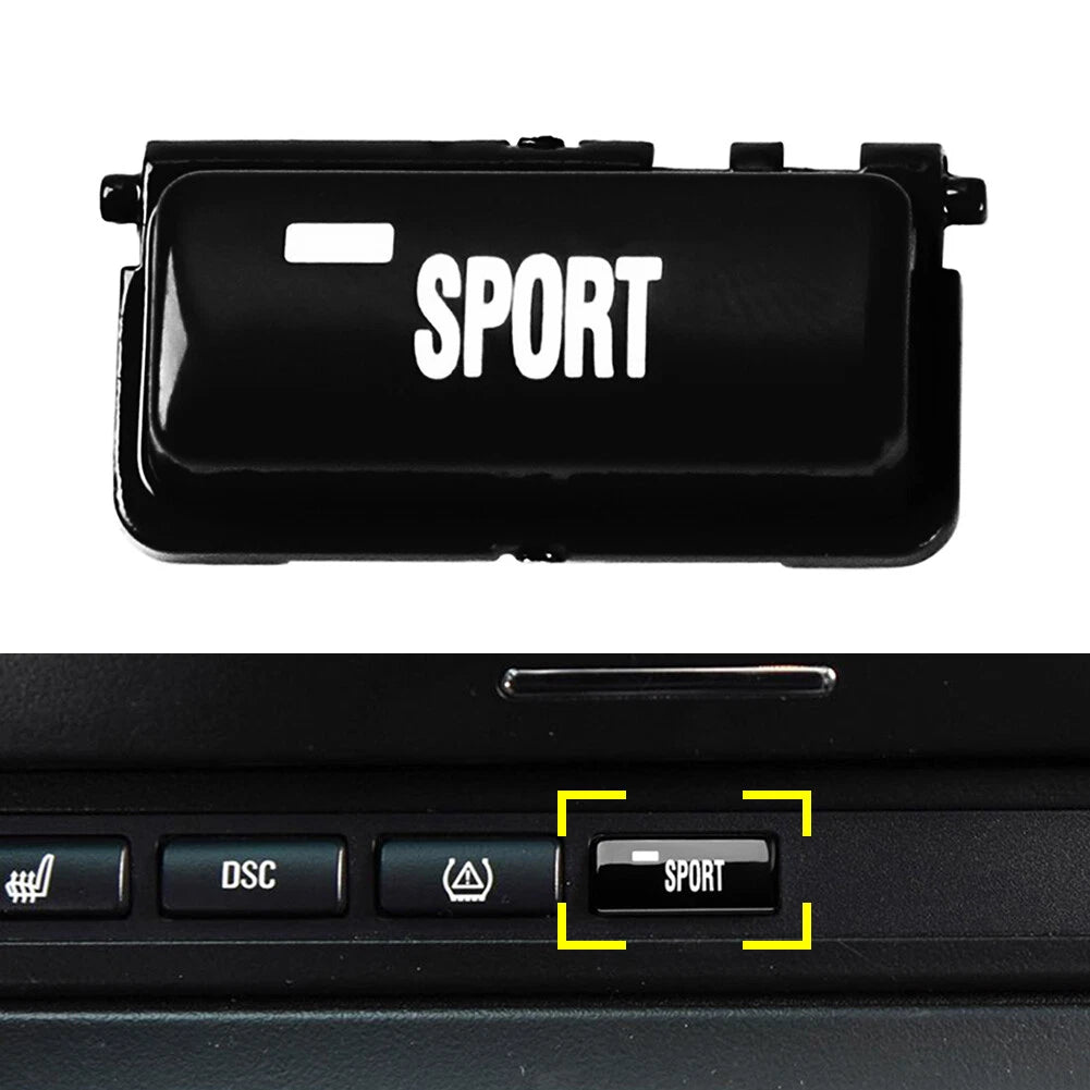 Switch Button Cover for BMW 3 Series E46 M3 (1998–2004) Black