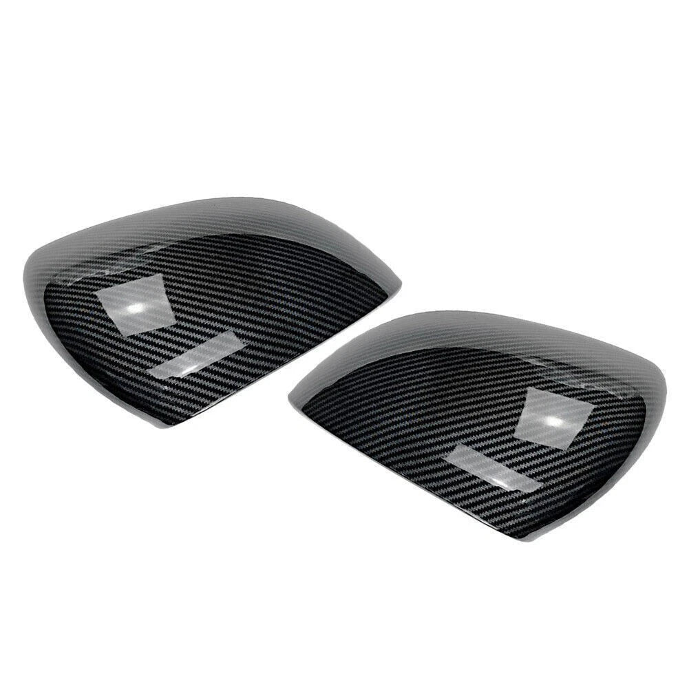 2X Carbon ABS Rear View Mirror Cover Shell for Mercedes Benz C-Class (2022–2025)