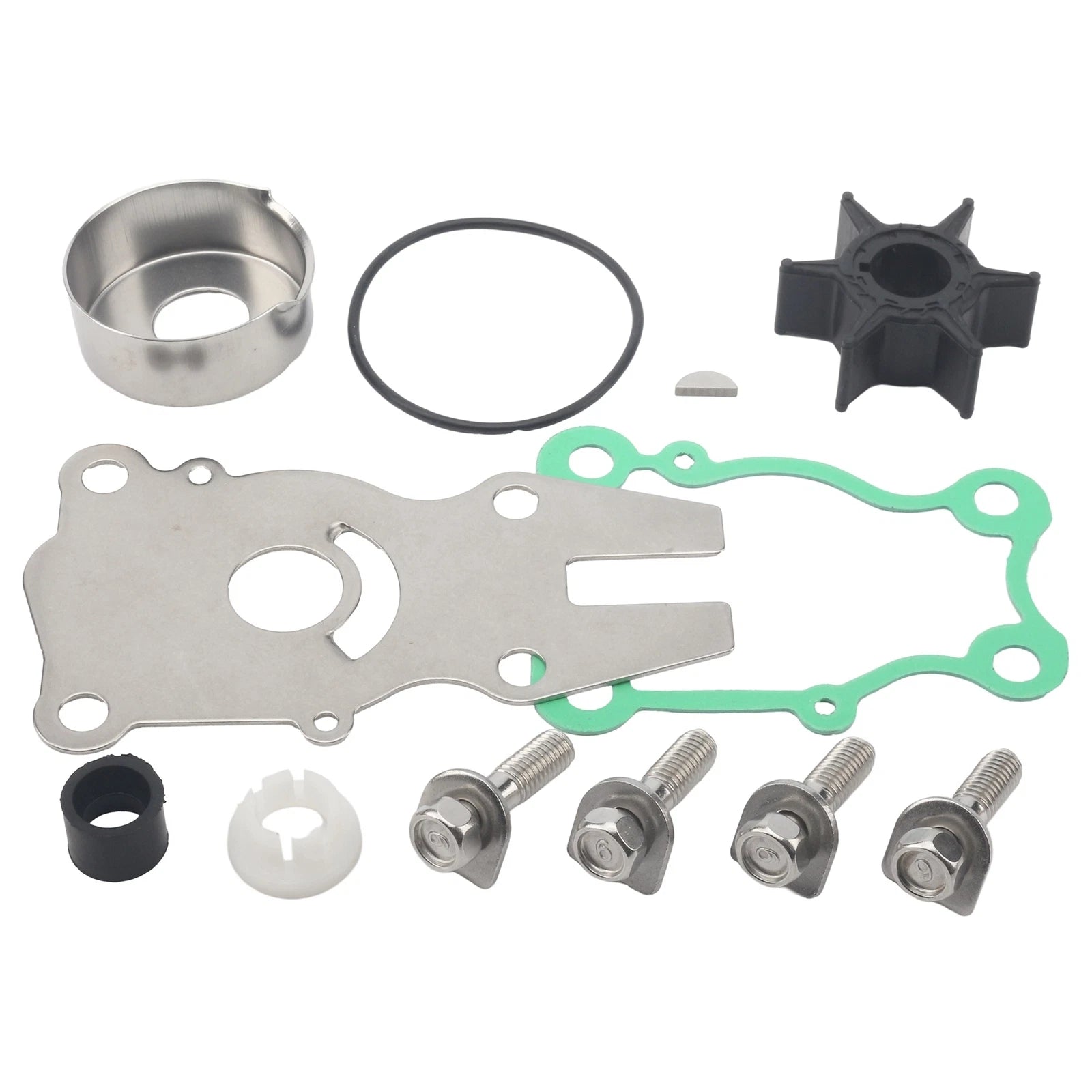 Water Pump Impeller Repair Kit for Yamaha Outboard 30HP 40HP (F30) 6BG-W0078-01