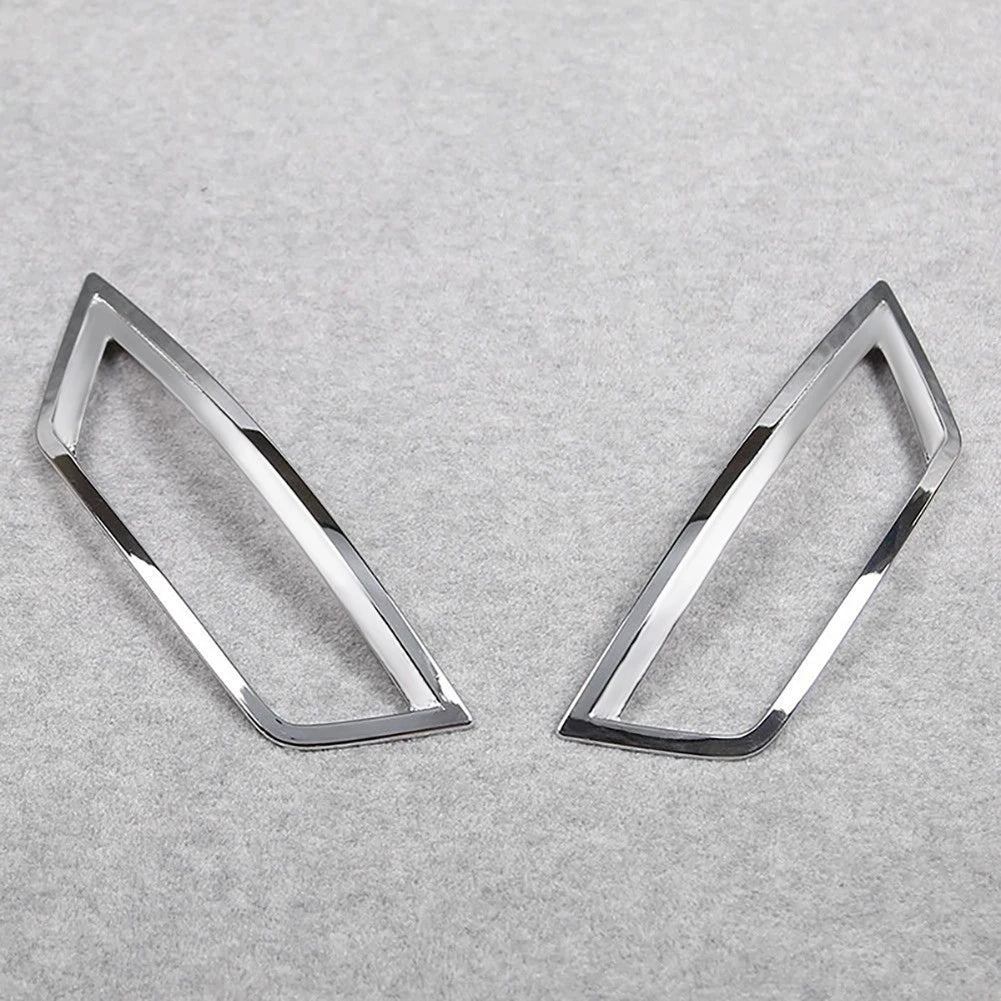 2X Chrome Rear Bumper Fog Light Lamp Cover Trim for Ford Escape (2013–2019)