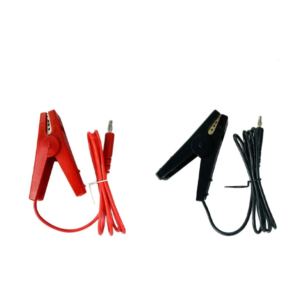 Electric Fence Charger Connection Cable with Clips for Ranch and Farm