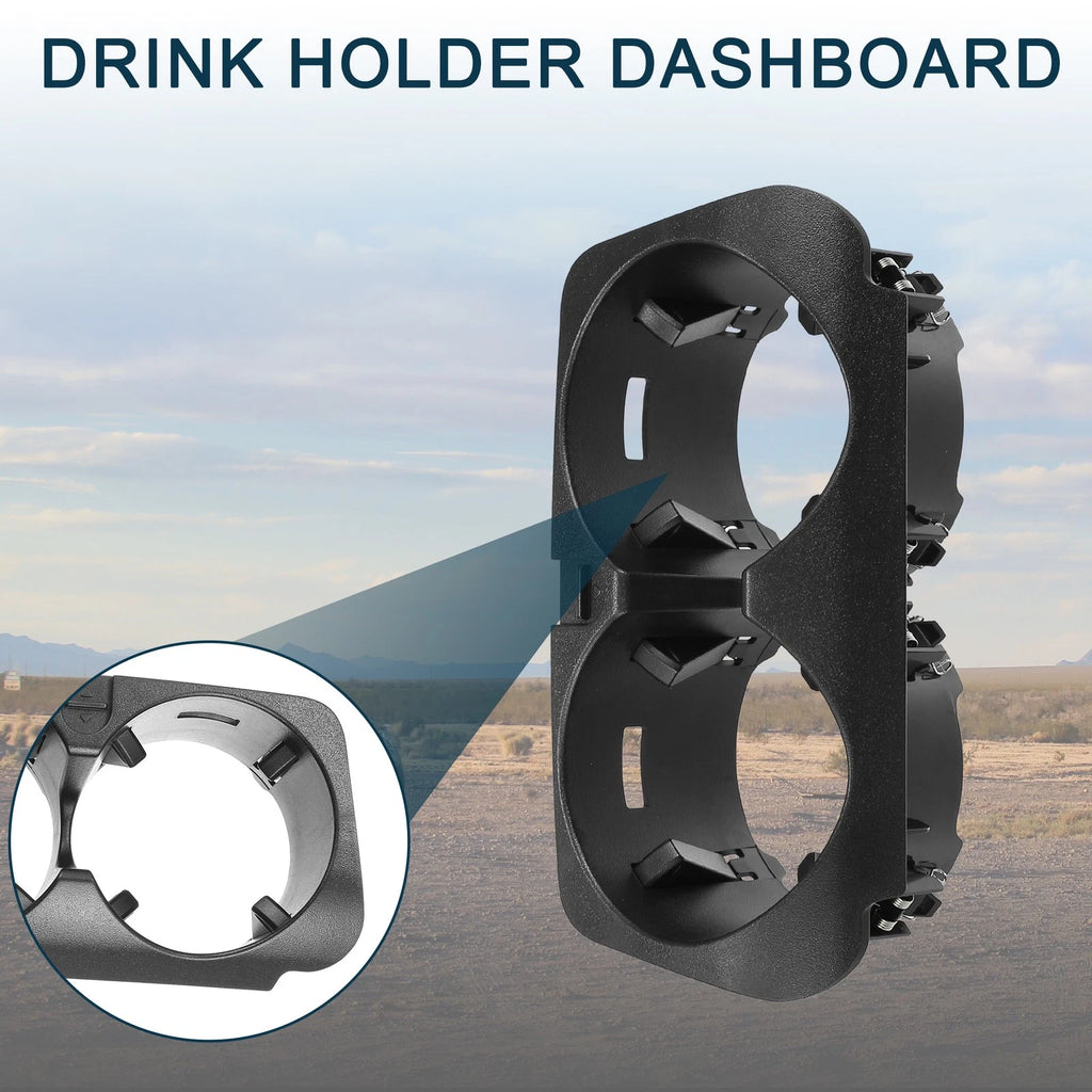 Cup Holder Front for Mercedes Benz G Class W463 Practical Black (2018–2019)