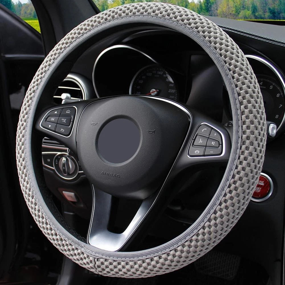38CM Steering Wheel Cover for Universal Fit (No Specific Years)