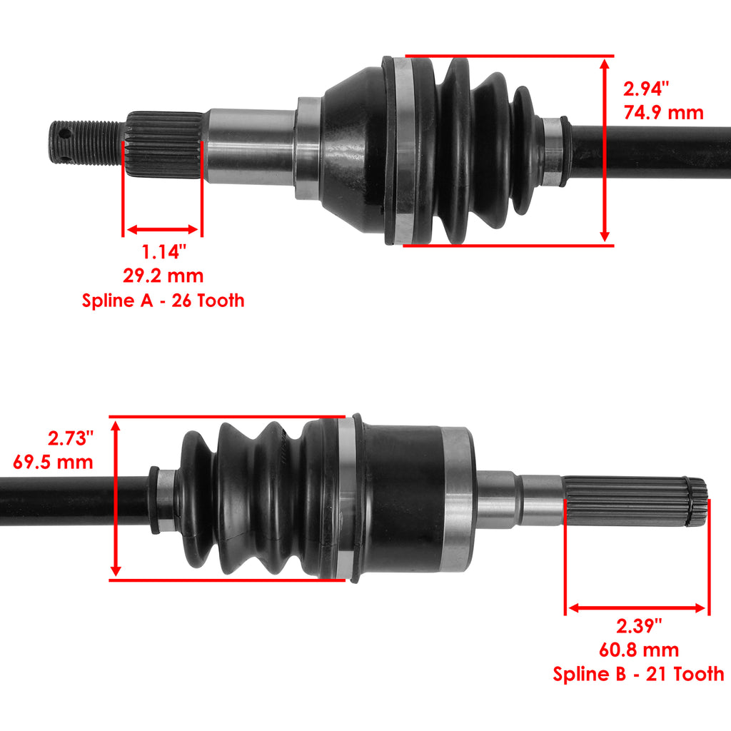 Front Right CV Joint Axle Shaft Replacement for Can-Am Outlander 570 (2016–2023)