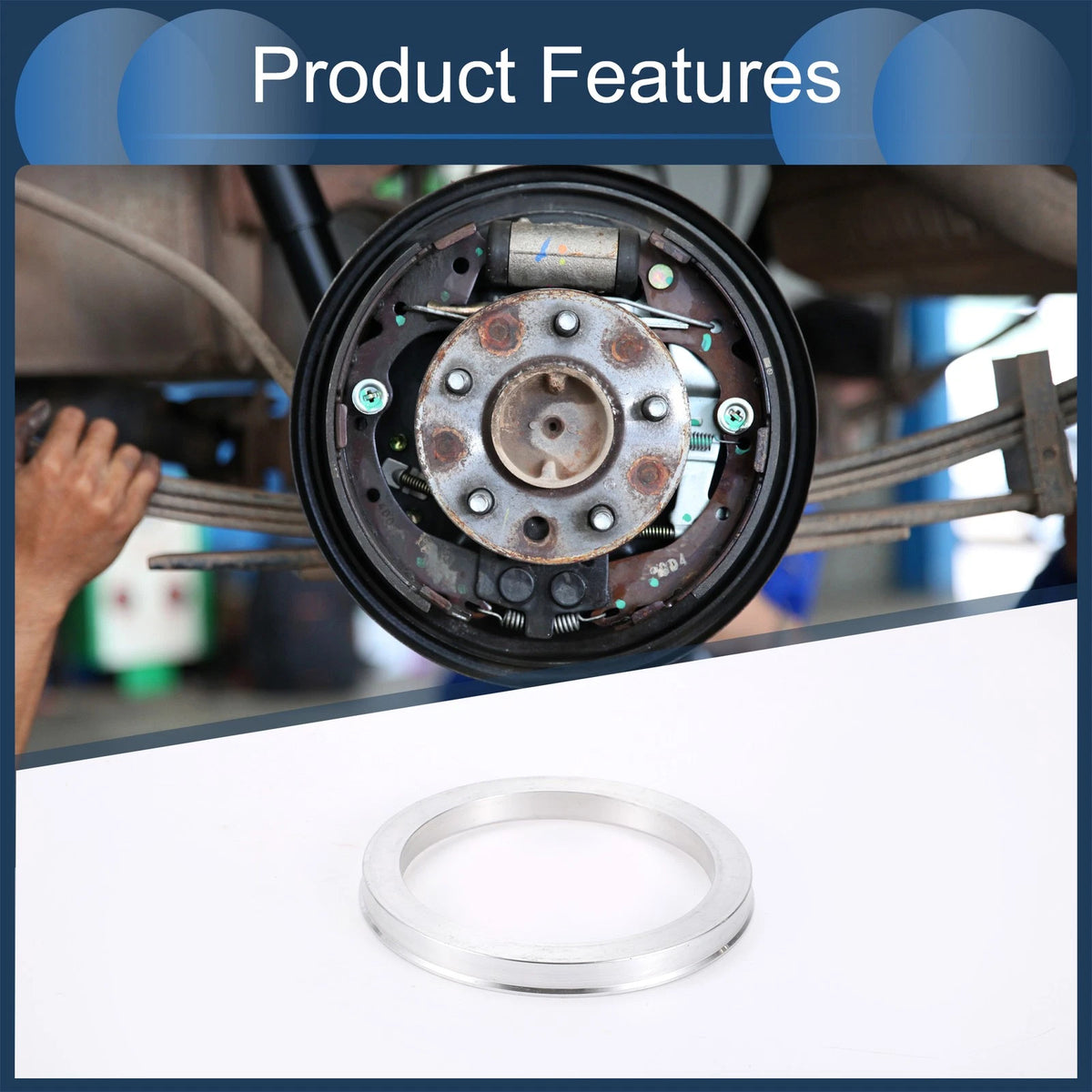 Set of 4 Hub Centric Rings for (106mm OD 87.1mm ID)