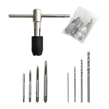 T Handle Tap Wrench Set for Workshop Use
