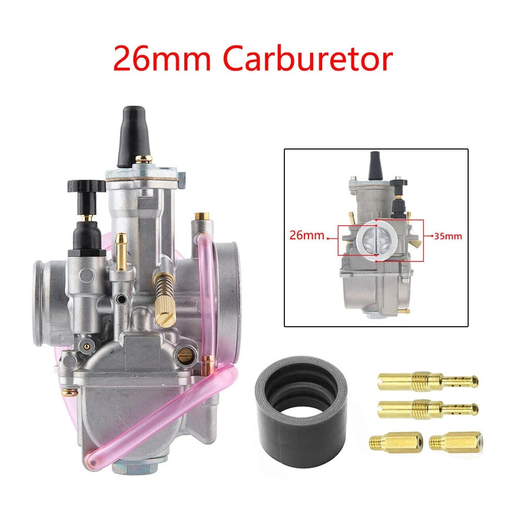 26mm Carburetor for ATV Go Kart Motorcycle (PWK26 Keihin KOSO OKO)