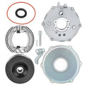 Rear Brake Plate Cover Drum Hub Seal Kit for Yamaha Kodiak 400 YFM400 (2003–2004)
