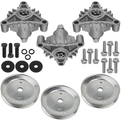 Spindle and Pulley Assembly for Husqvarna YTH 180 46 Inch Deck (1998–2006)