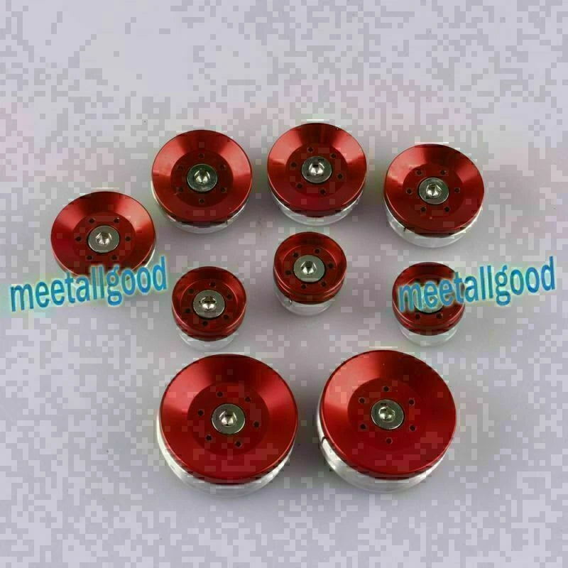 Set of 2 Frame Hole Caps for BMW R1200GS/ADV (2014–2015) Red