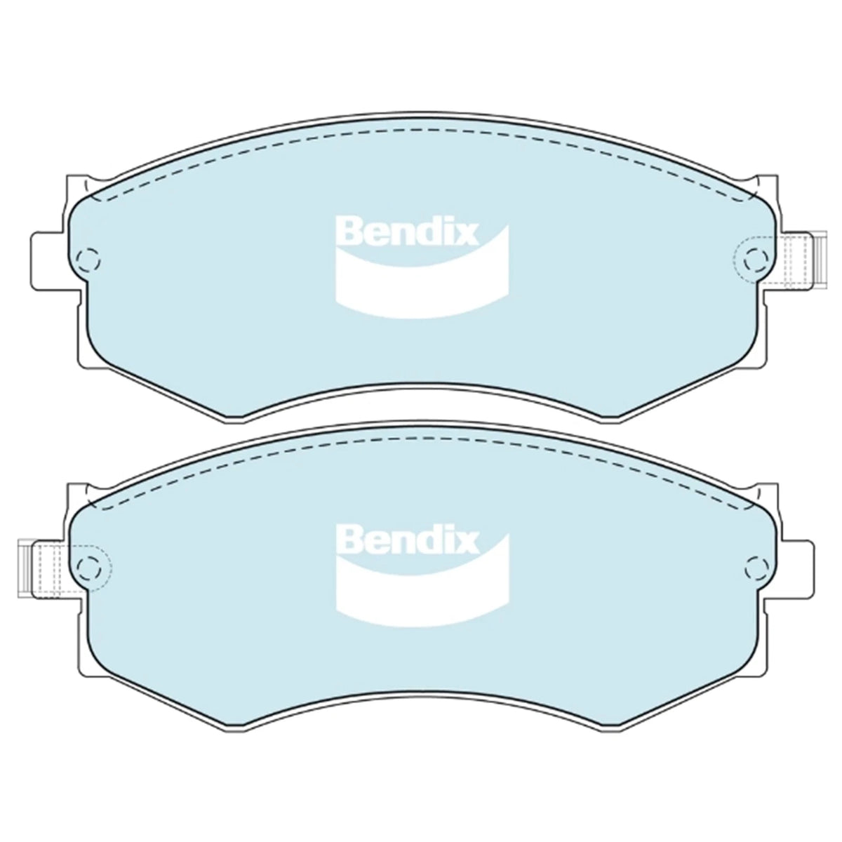 Front Disc Brake Pads Set for Ford Corsair UA (1989–1992) CA20E KA24E