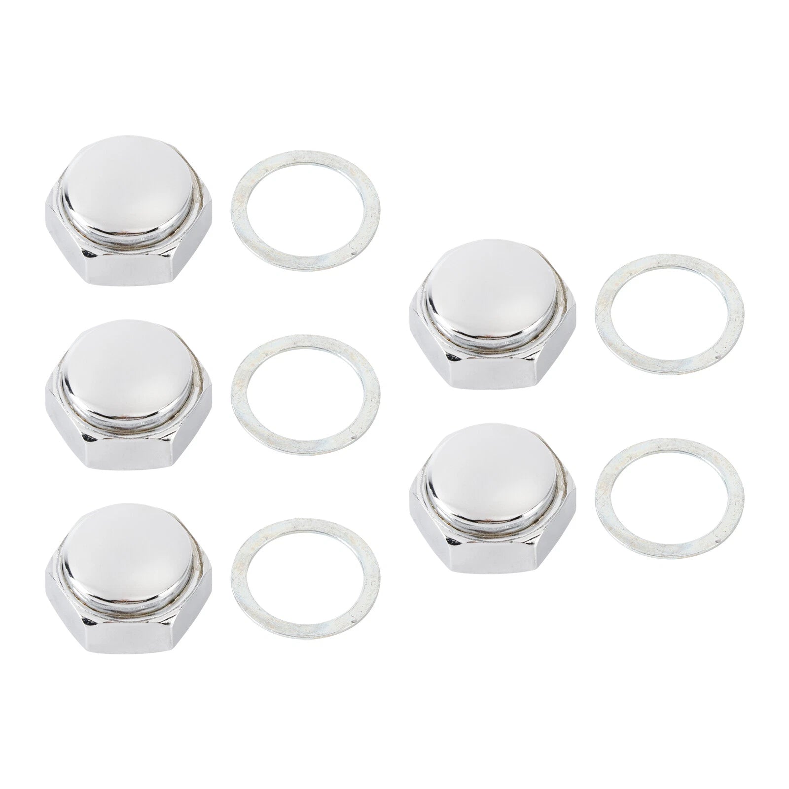 5X Steering Stem Nut with Washer for Honda Z50A Z50R XR80R S90 SL70 SL90 SL100 S125