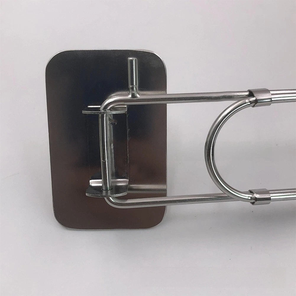 Adjustable Stainless Steel Corner Shower Bar for RV and Camper
