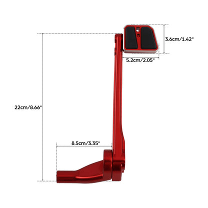 Red Brake Lever Peg Pedal for Harley Softail Low Rider S ST FXLRST (2018–2024)