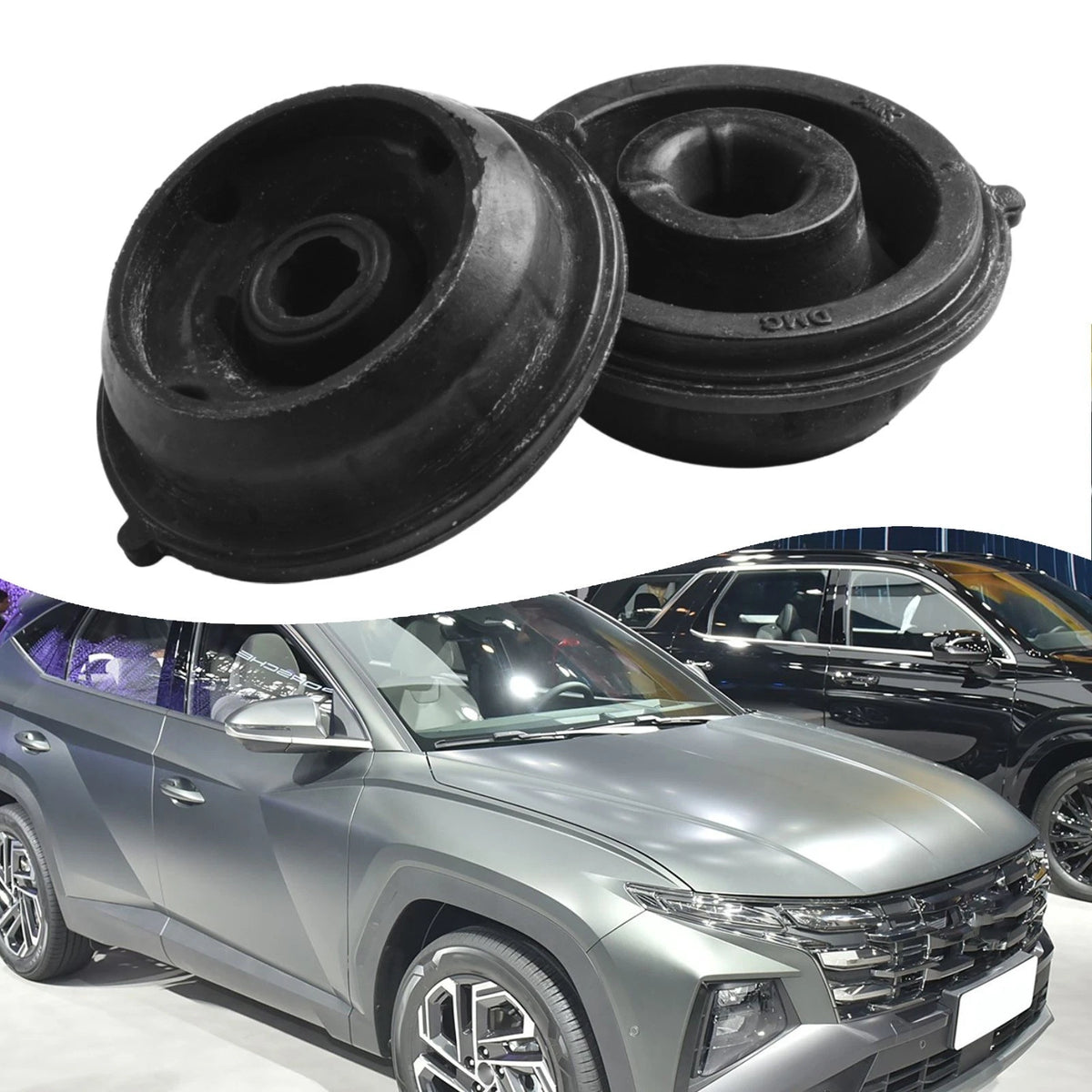2X Radiator Mount Insulators for Hyundai Santa Fe Tucson 25336-2F650