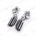 Adjustable Foot Pegs 1.5" for Triumph Rocket/Suzuki (Chrome)