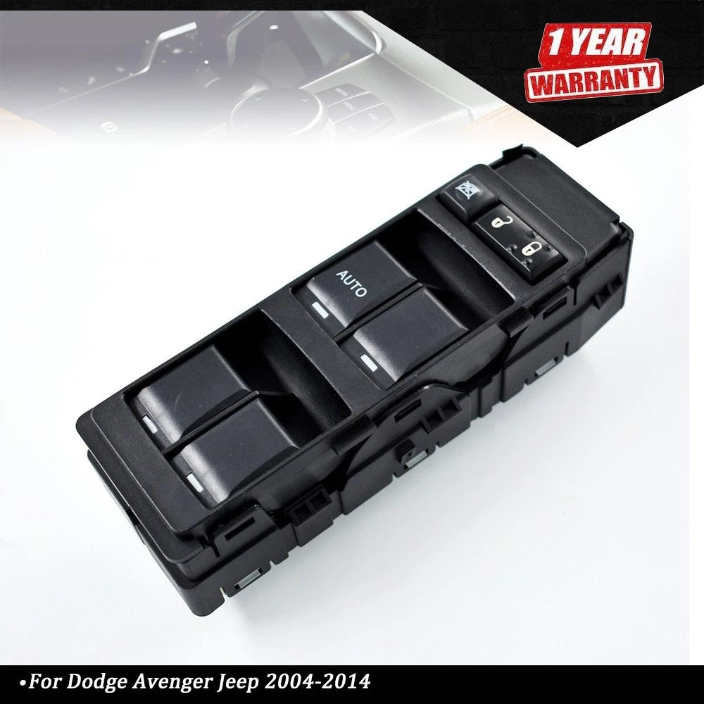 Power Window Switch w/AUTO Down for Dodge Avenger Jeep (2004–2014) 4602780AA
