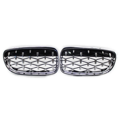 Front Kidney Grill Diamond Grille For BMW 3 Series E90 2008-2011 E91 2008-12
