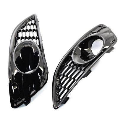 2X Front Bumper Grille Fog Light Cover for Ford Fiesta (2012–2016)