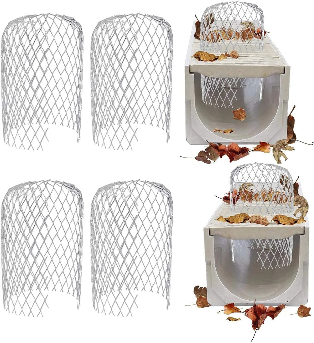 10 Pack Gutter Guards for Leaf Protection (Aluminum, 3")
