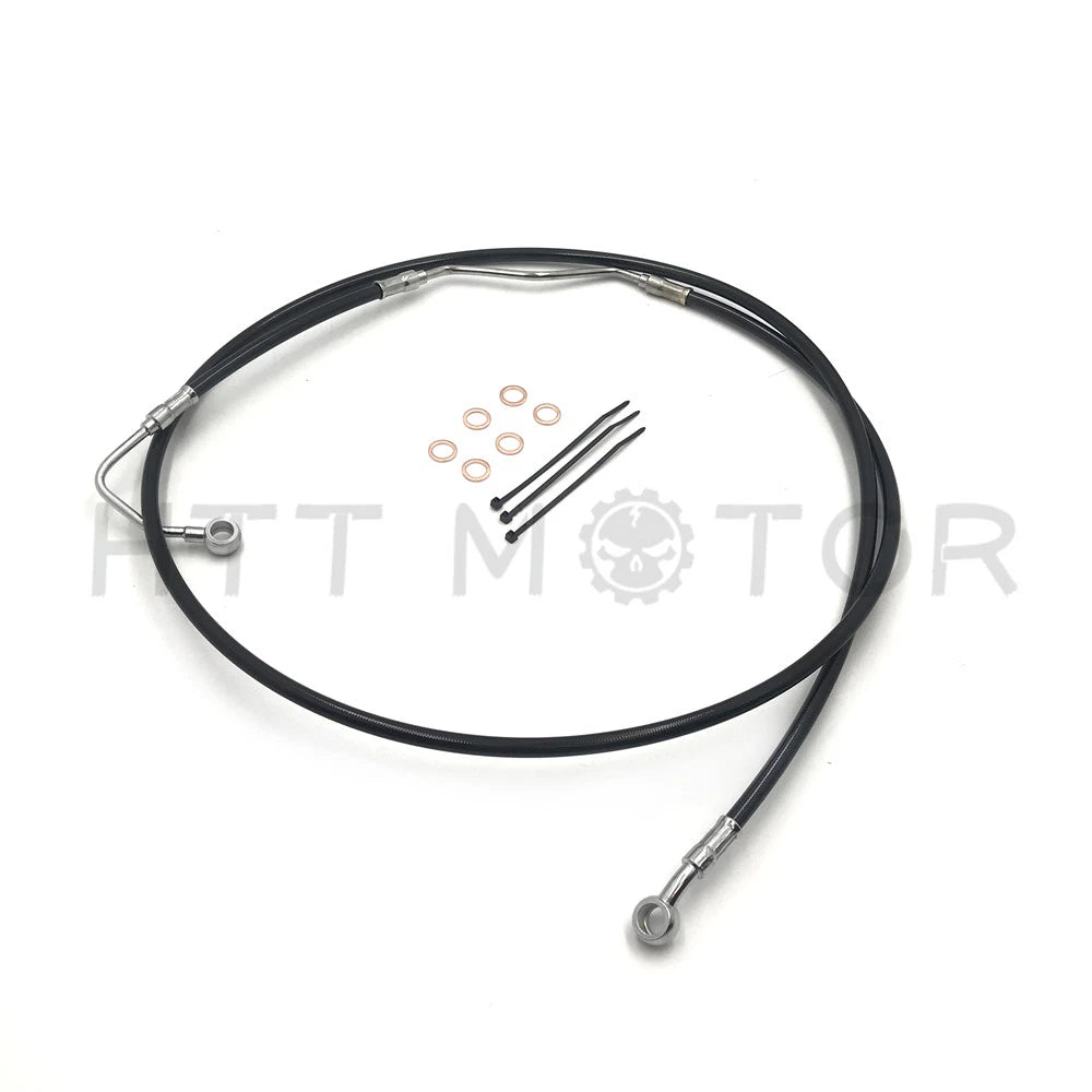 14" Upper Front Brake Line for Harley Touring (2009–2013) w/ABS