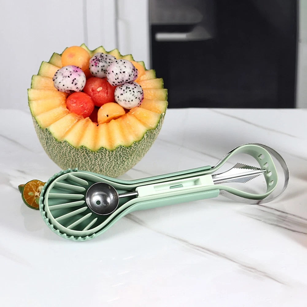 Set of 6 Stainless Steel Melon Ballers for Kitchen Tool Use