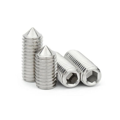 304 Stainless Steel Cone Point Fixing Screws Kit for Soft or Hardened Shafts