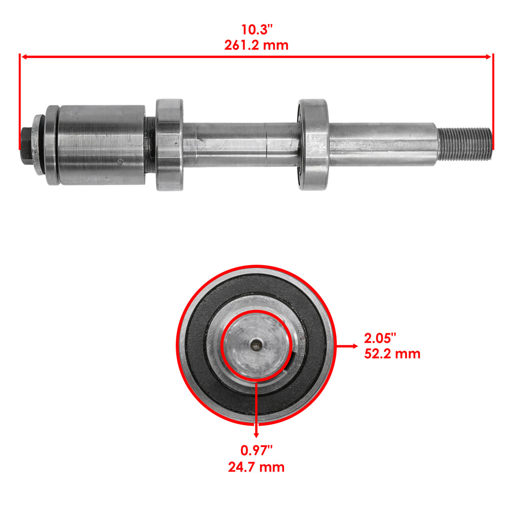 Spindle Shaft With Bearings for Exmark TR23KC TT20KCC TT23KCC (2009–2018)