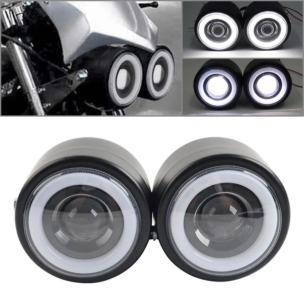 Twin Headlight Dual Lamp for Harley Street Fighter (Universal)