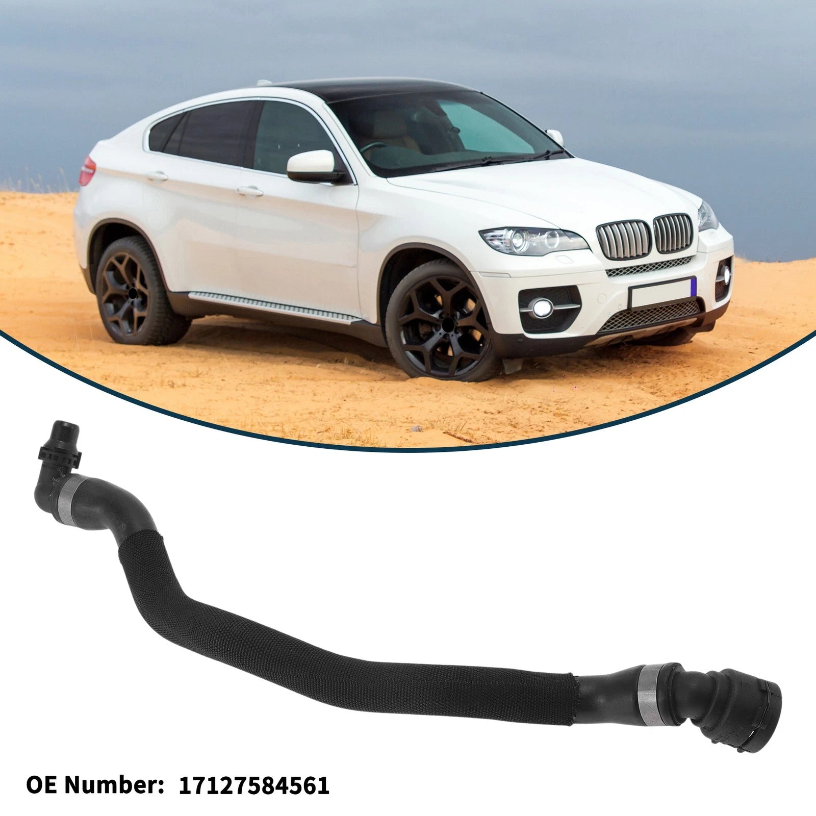 Radiator Hose Coolant Pipe Replacement for BMW X6 (2008–2011)