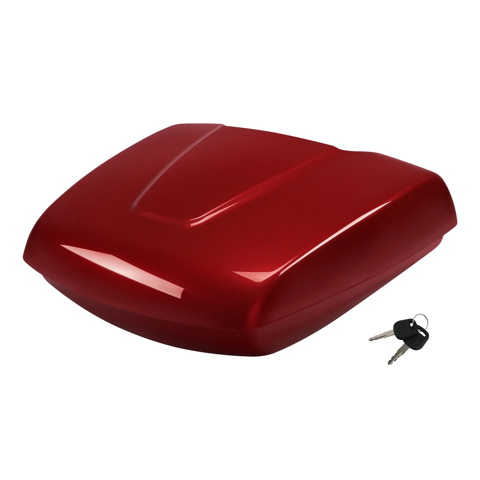 Low Profile Trunk for Indian Chieftain Roadmaster (2014–2025) Ruby Metallic
