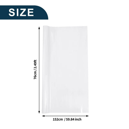 White Car Wrap Film for Universal Applications (2.49ft x 59.84inch)