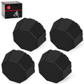 Set of 4 Matte Black Hub Cap Covers #5451374-458 for Polaris Sportsman 570 (2014–2023)