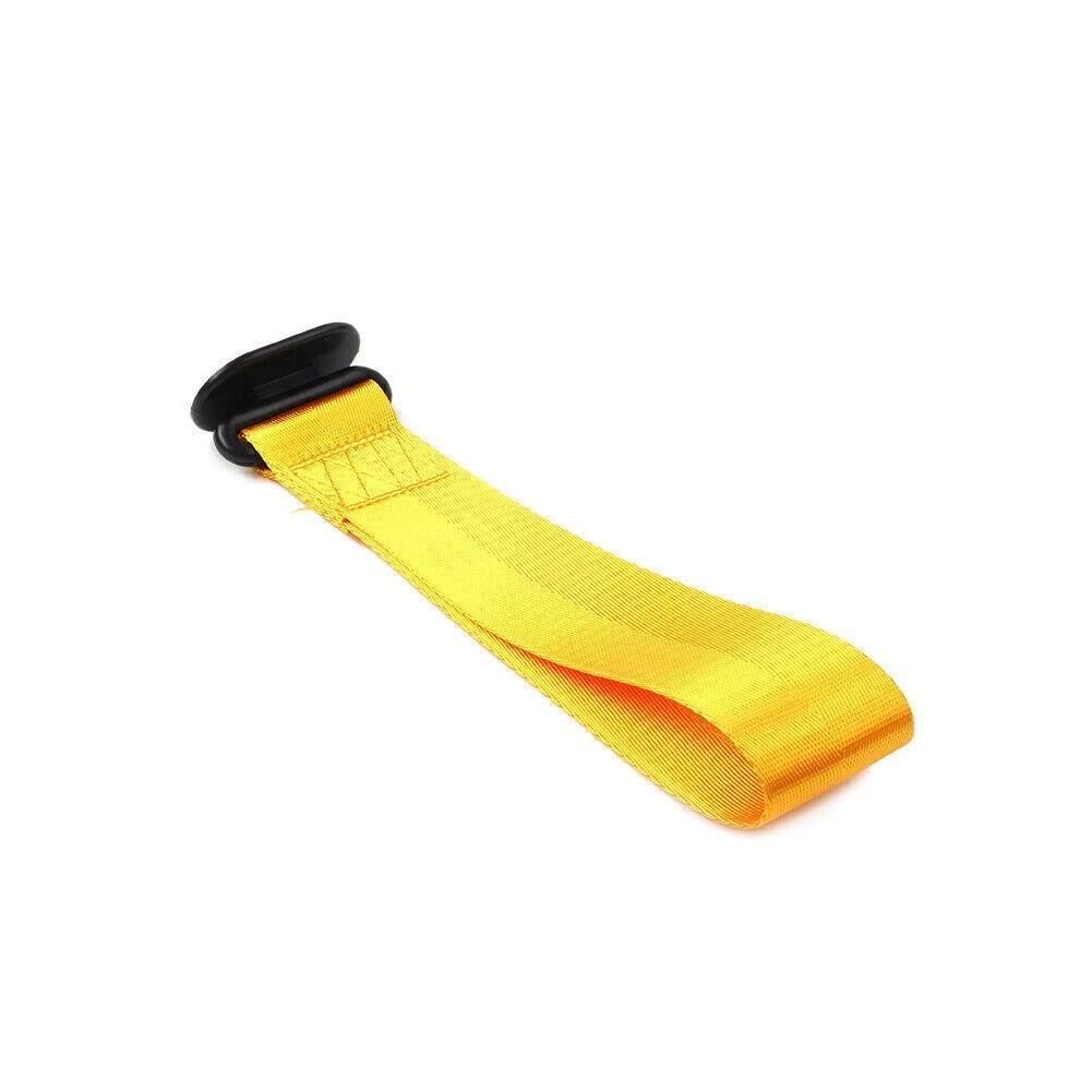 Tow Strap for Universal Cars (Rear/Front Bumper) - Yellow