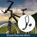 Rearview Bicycle Mirror 11.2x4.5cm Left for Mountain Road Bike (1Set)