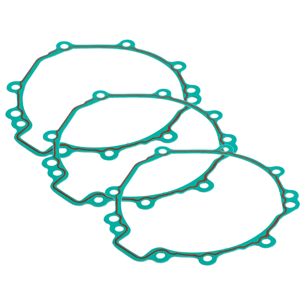 3X Left Engine Stator Cover Gasket for Kawasaki Ninja ZX6R ZX600 ZX636 (2007–2022)