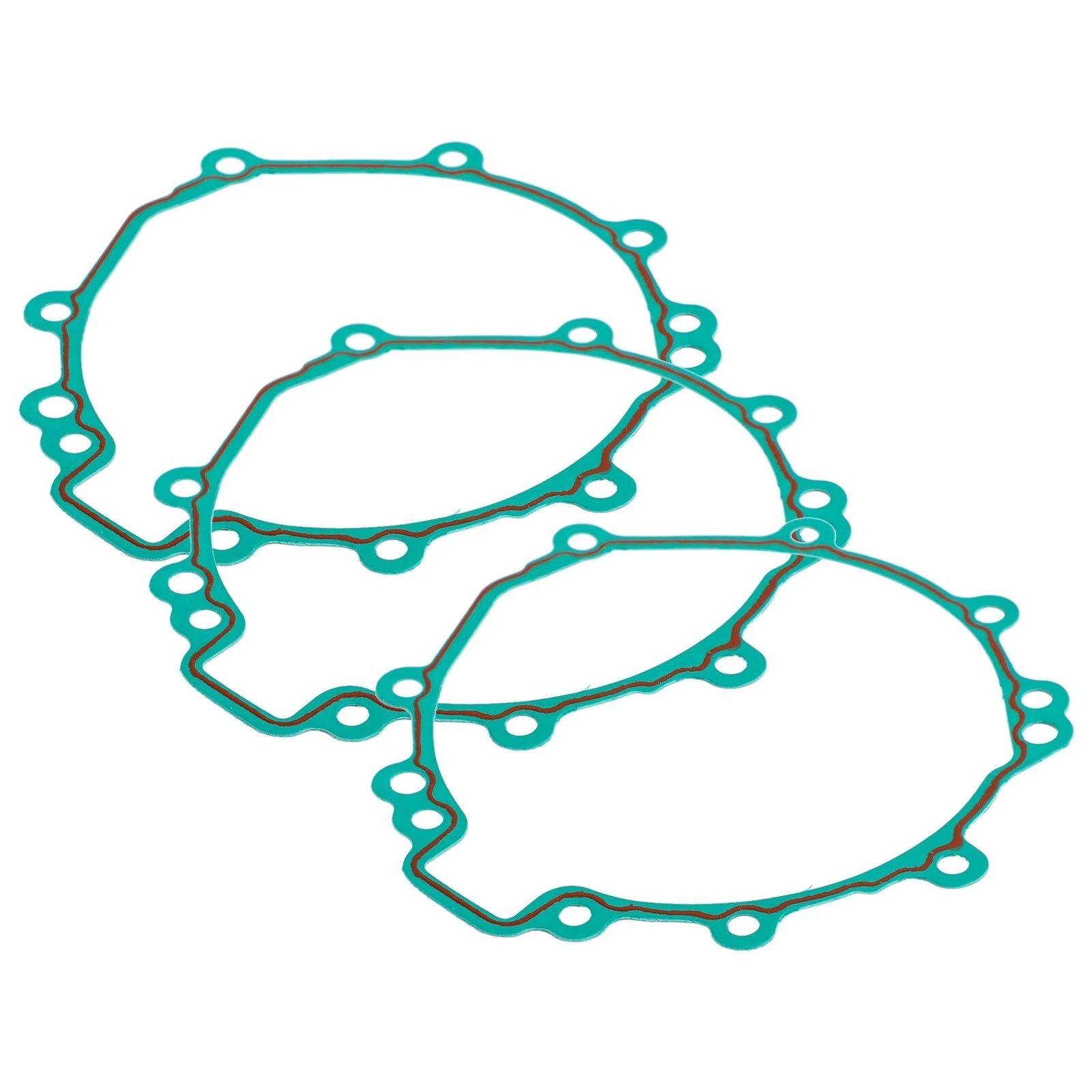 3X Left Engine Stator Cover Gasket for Kawasaki Ninja ZX6R ZX600 ZX636 (2007–2022)