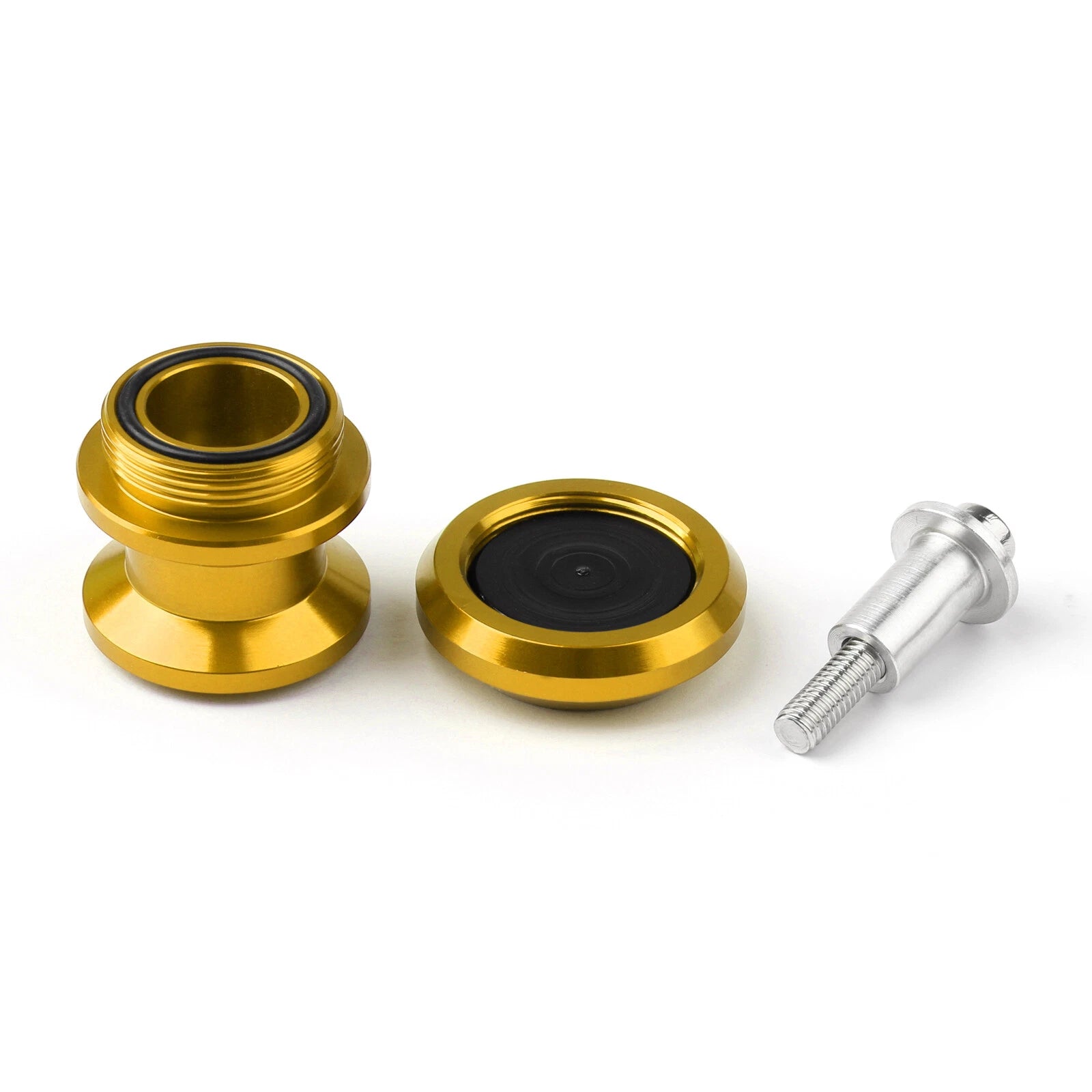 Pair of 6mm Swingarm Sliders Spools for Yamaha MT01 MT09 YZF-R3 R1 (2001–2023)