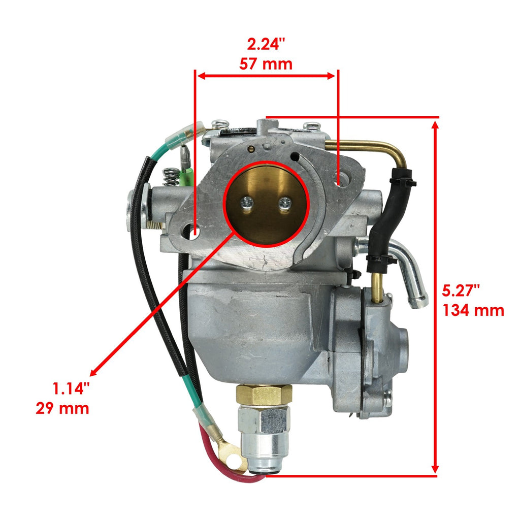 Caltric Carburetor Replacement for Kohler CV740 (27HP) (2007–2011)
