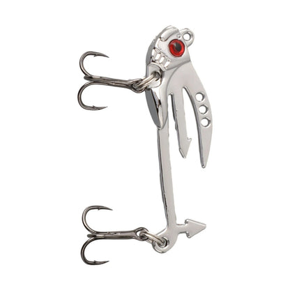 3D Red Eyes Metal Swimbait for Long Range Fishing