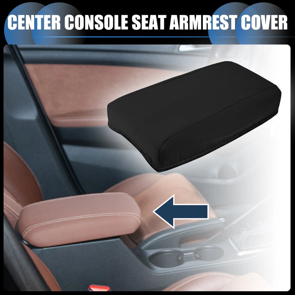 Armrest Protector Cover Pad for Hyundai Tucson 2015–2018 Black 1 Pc