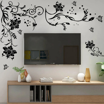 Wall Sticker Butterfly Decals for Home Decor (Removable)