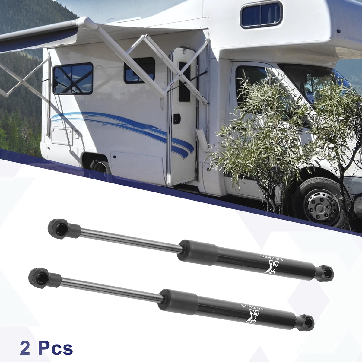 2Pcs 12 Inch 250N Gas Struts Lift Supports for RV Car