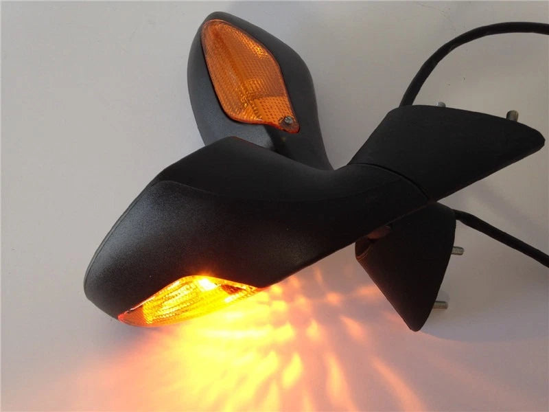 Turn Signal Mirrors for RSV 1000 (2004–2008) - Black
